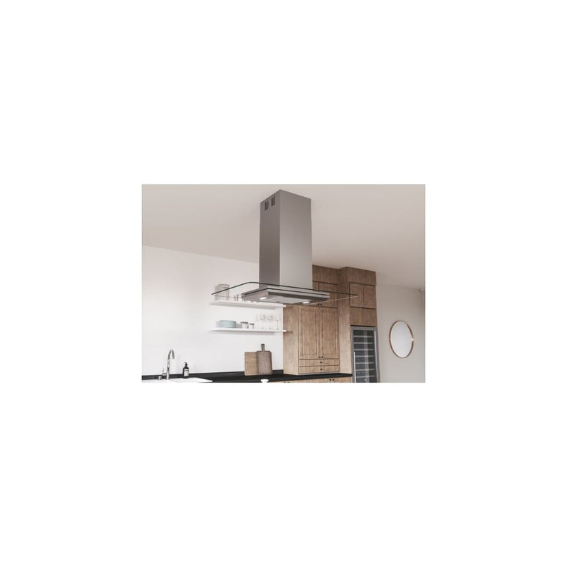 Verona 200 - 600 CFM 36 Inch Wide Island Range Hood with LumiLight LED Lighting - image 7