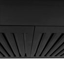 ZLINE 42 in. Convertible Vent Wall Mount Range Hood in Black Stainless Steel (BSKBN-42)