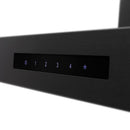 ZLINE 36 in. CrownSound™ Ducted Vent Wall Mount Range Hood in Black Stainless Steel with Built-in Bluetooth Speakers (BSKENCRN-BT-36)