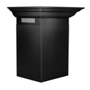 ZLINE 30 in. Convertible Vent Wall Mount Range Hood in Black Stainless Steel with Crown Molding (BSKENCRN-30)