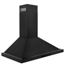 ZLINE 30 in. Convertible Vent Wall Mount Range Hood in Black Stainless Steel (BSKBN-30) side.