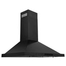 ZLINE 36 in. Convertible Vent Wall Mount Range Hood in Black Stainless Steel (BSKBN-36)