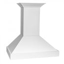 ZLINE 30 in. Wooden Wall Mount Range Hood in Smooth Bright White Finish (KBWW-30) front.