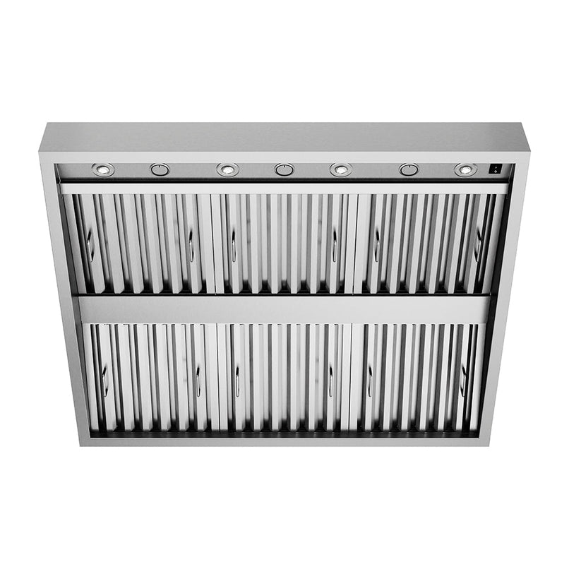ZLINE 42 in. Under Cabinet Outdoor Grill Hood (GOU2-42) front, under.