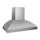 ZLINE 60 in. Wall Mount Outdoor Grill Hood (GOW2-60) side.