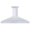 ZLINE 60 in. Professional Convertible Vent Wall Mount Range Hood in Stainless Steel with Crown Molding (597CRN-60) front.