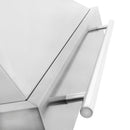 ZLINE 36 in. Satin Stainless Steel Wall Mount Range Hood with Stainless Steel Handle (8654SNX-36)