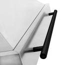 ZLINE Autograph Edition 48 in. Satin Stainless Steel Wall Mount Range Hood with Matte Black Handle (8654SNZ-48-MB)