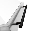 ZLINE Autograph Edition 30 in. Satin Stainless Steel Wall Mount Range Hood with White Matte Shell and Matte Black Handle (8654SNZ-WM30-MB)