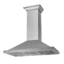 ZLINE 36 in. Designer Series Satin Stainless Steel Convertible Vent Wall Mount Range Hood (8KBS-36)