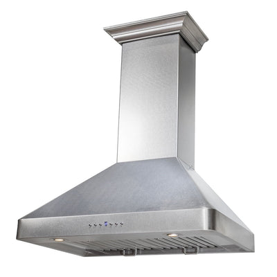 ZLINE 30 in. Ducted Wall Mount Range Hood in Satin Stainless Steel (8KF2S-30)