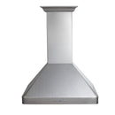 ZLINE 36 in. Ducted Wall Mount Range Hood in Satin Stainless Steel (8KF2S-36) front.
