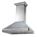 ZLINE 36 in. Ducted Wall Mount Range Hood in Satin Stainless Steel (8KF2S-36)