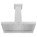 ZLINE 36 in. Convertible Vent Wall Mount Range Hood in Satin Stainless Steel (8KL3S-36) under.