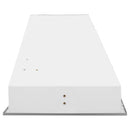 ZLINE 58 in. Ducted Wall Mount Range Hood Insert in Stainless Steel (698-58) side.