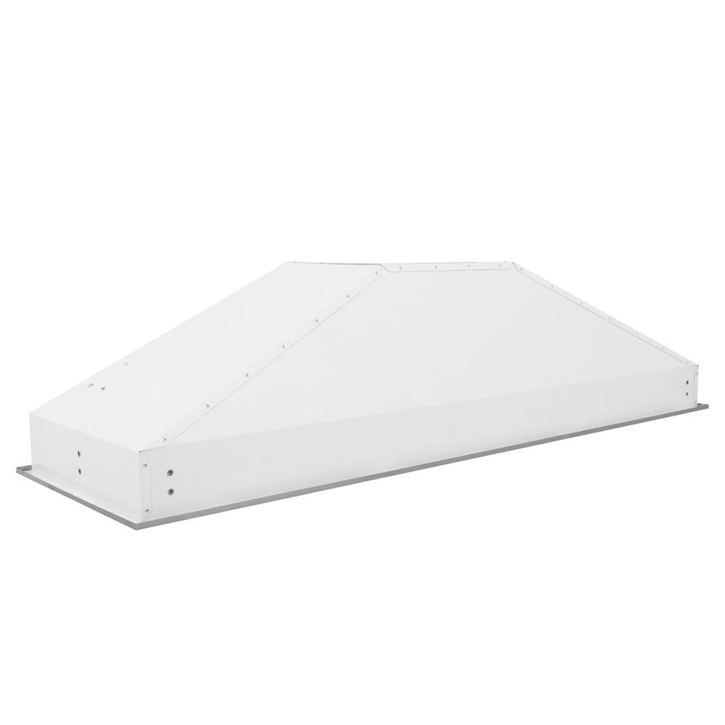 ZLINE 58 in. Ducted Wall Mount Range Hood Insert in Stainless Steel (698-58) side.