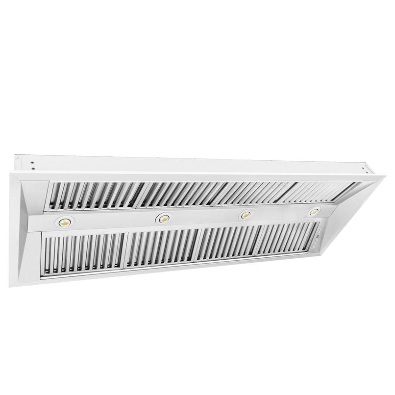 ZLINE 58 in. Ducted Wall Mount Range Hood Insert in Stainless Steel (721-58)