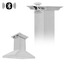 ZLINE 30 in. CrownSound™ Ducted Vent Island Mount Range Hood in Stainless Steel with Built-in Bluetooth Speakers (KL3iCRN-BT-30)