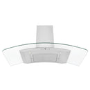 ZLINE 48 in. Convertible Vent Convertible Vent Wall Mount Range Hood in Stainless Steel and Glass (KN4-48) under.