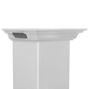 ZLINE 48 in. CrownSound™ Ducted Vent Wall Mount Range Hood in Stainless Steel and Glass with Built-in Bluetooth Speakers (KN4CRN-BT-48)