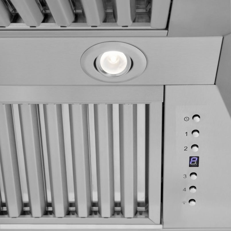 ZLINE 30 in. Professional Convertible Vent Wall Mount Range Hood in Stainless Steel (597-30)