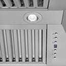 ZLINE 36 in. Professional Convertible Vent Wall Mount Range Hood in Stainless Steel (597-36)