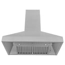 ZLINE 36 in. Professional Convertible Vent Wall Mount Range Hood in Stainless Steel (597-36) under.
