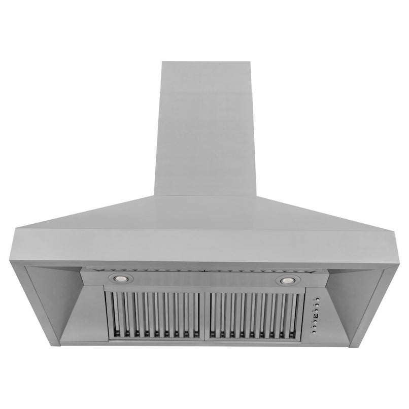 ZLINE 36 in. Professional Convertible Vent Wall Mount Range Hood in Stainless Steel (597-36) under.