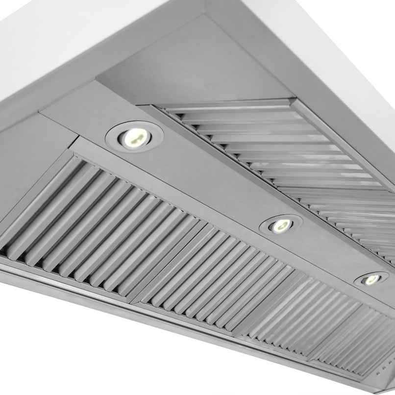 ZLINE 60 in. Professional Convertible Vent Wall Mount Range Hood in Stainless Steel (597-60)