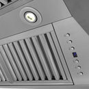 ZLINE 60 in. Professional Convertible Vent Wall Mount Range Hood in Stainless Steel (597-60)