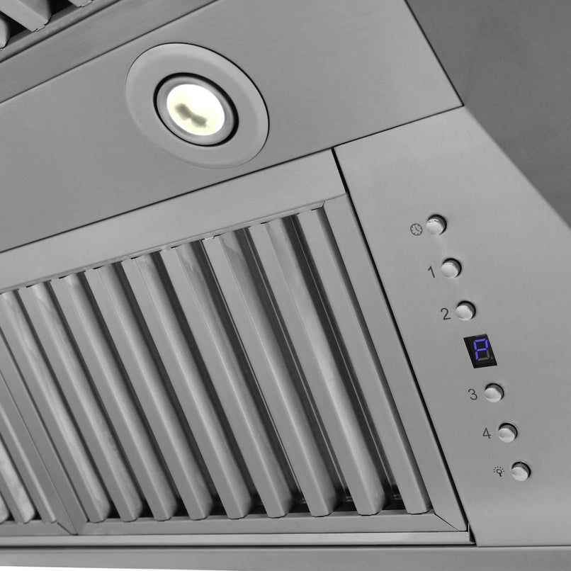 ZLINE 60 in. Professional Convertible Vent Wall Mount Range Hood in Stainless Steel (597-60)