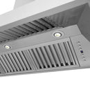 ZLINE 60 in. Professional Convertible Vent Wall Mount Range Hood in Stainless Steel (597-60)