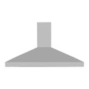 ZLINE 60 in. Professional Convertible Vent Wall Mount Range Hood in Stainless Steel (597-60) front.