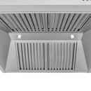 ZLINE 30 in. Professional Convertible Vent Wall Mount Range Hood in Stainless Steel (697-30)