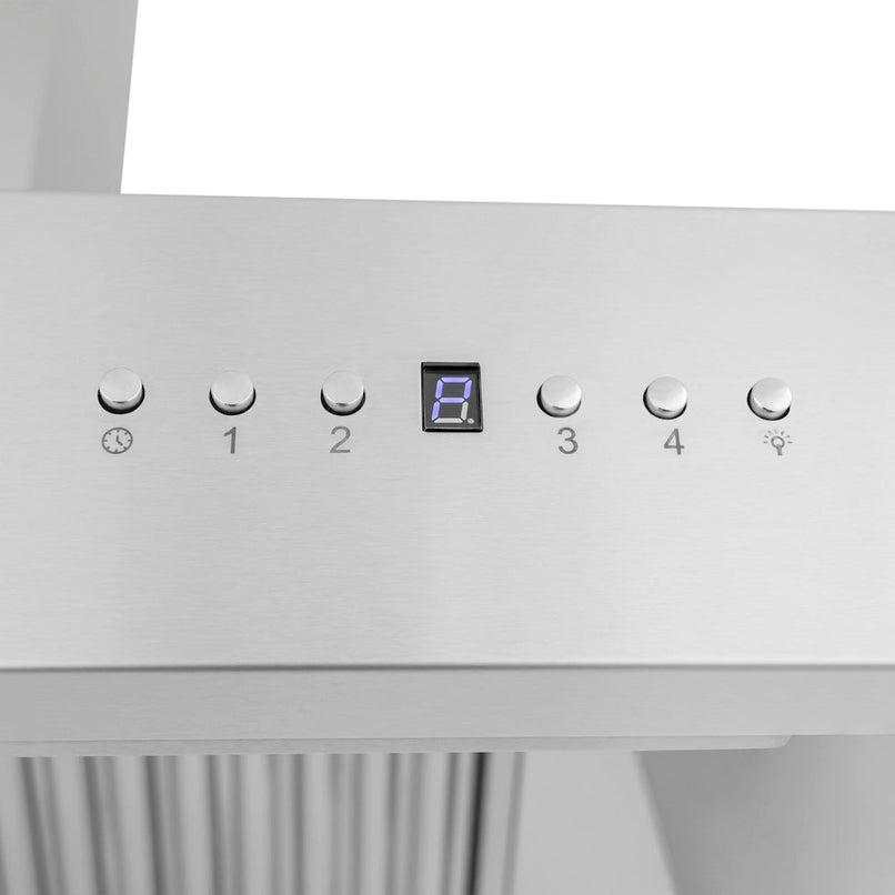 ZLINE 54 in. Professional Ducted Wall Mount Range Hood in Stainless Steel (697-54)