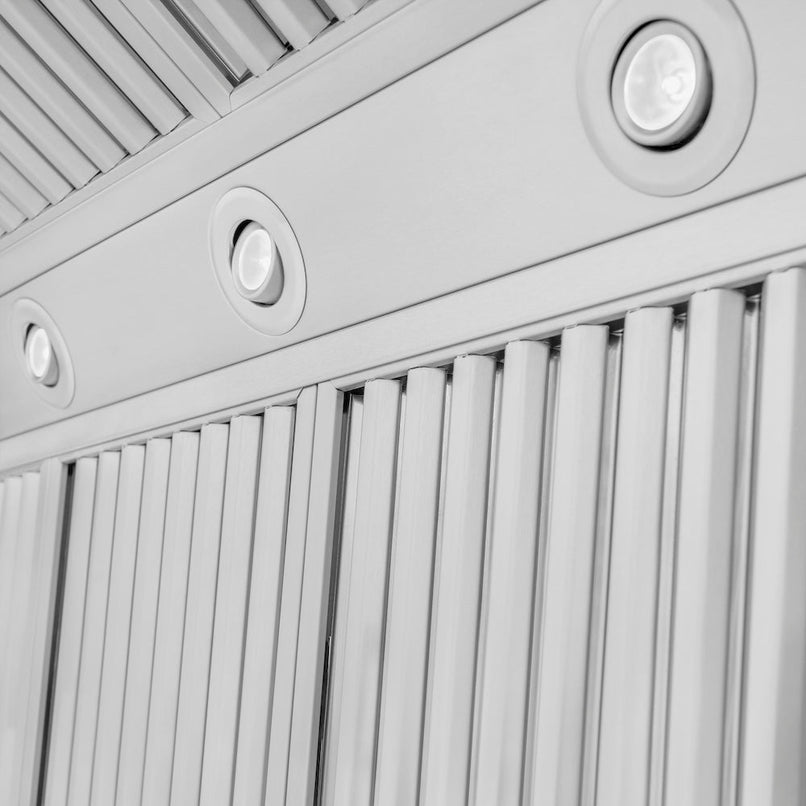 ZLINE 54 in. Ducted Wall Mount Range Hood in Outdoor Approved Stainless Steel (697-304-54)