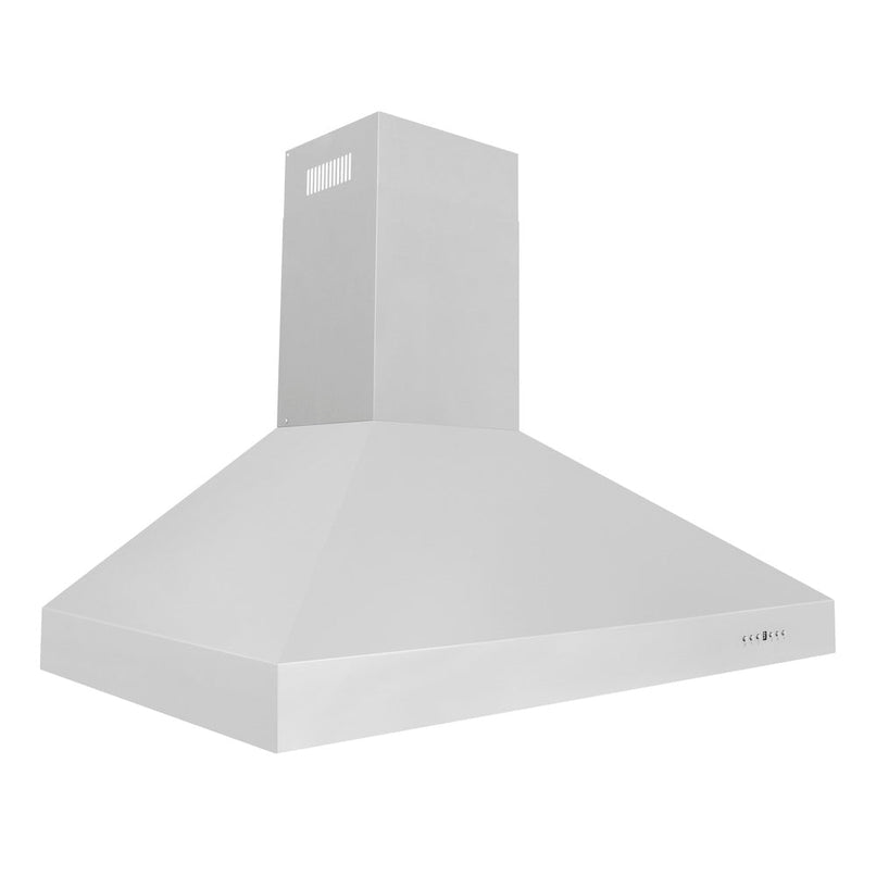 ZLINE 54 in. Professional Ducted Wall Mount Range Hood in Stainless Steel (697-54) top.