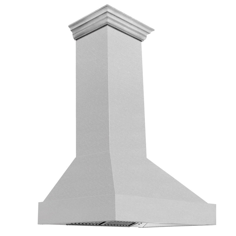 ZLINE 36 in. Satin Stainless Steel Wall Mount Range Hood (8654SN-36)