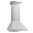 ZLINE 30 in. Stainless Steel Range Hood with Stainless Steel Handle (8654STX-30) side.