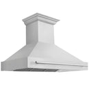 ZLINE 48 in. Stainless Steel Range Hood with Stainless Steel Handle (8654STX-48)