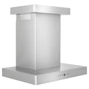 ZLINE 24 in. Convertible Vent Wall Mount Range Hood in Stainless Steel with Crown Molding (KECRN-24) side.