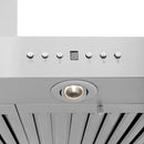 ZLINE 48 in. CrownSound™ Ducted Vent Wall Mount Range Hood in Stainless Steel with Built-in Bluetooth Speakers (KECRN-BT-48)