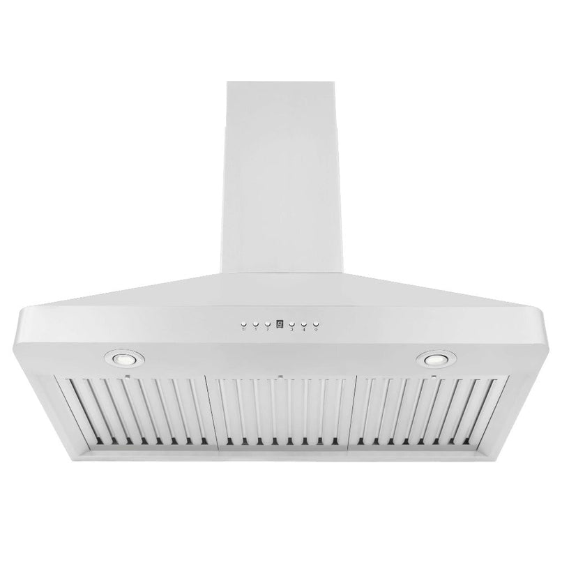 ZLINE 36 in. Convertible Vent Wall Mount Range Hood in Stainless Steel (KF2-36) under.
