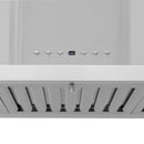 ZLINE 36 in. CrownSound™ Ducted Vent Wall Mount Range Hood in Stainless Steel with Built-in Bluetooth Speakers (KL2CRN-BT-36)