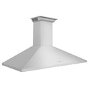 ZLINE 48 in. CrownSound™ Ducted Vent Wall Mount Range Hood in Stainless Steel with Built-in Bluetooth Speakers (KL2CRN-BT-48) side.