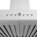 ZLINE 48 in. CrownSound™ Ducted Vent Wall Mount Range Hood in Stainless Steel with Built-in Bluetooth Speakers (KL3CRN-BT-48)