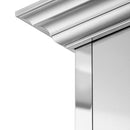 ZLINE 30 in. Designer Series Wall Mount Range Hood in Satin Stainless Steel with Mirror Accents (655MR-30)