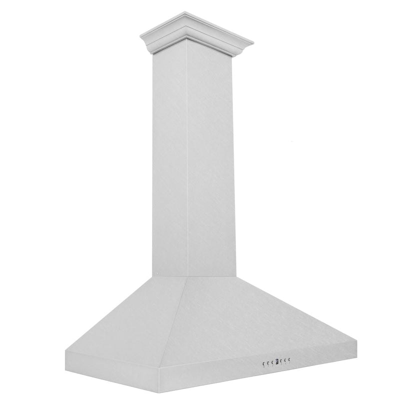 ZLINE 30 in. Convertible Vent Wall Mount Range Hood in Satin Stainless Steel (8KL3S-30) side.