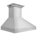 ZLINE 60 in. CrownSound™ Ducted Vent Professional Wall Mount Range Hood in Stainless Steel with Built-in Bluetooth Speakers (697CRN-BT-60) side.