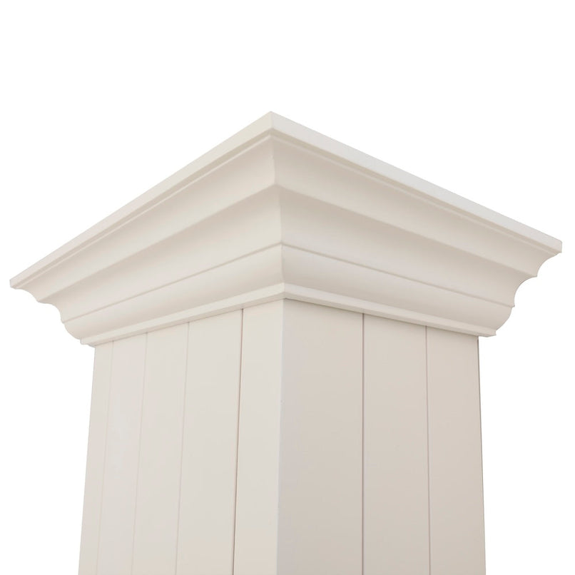 ZLINE 30 in. Ducted Vent Wooden Wall Mount Range Hood in Cottage White (KPTT-30)